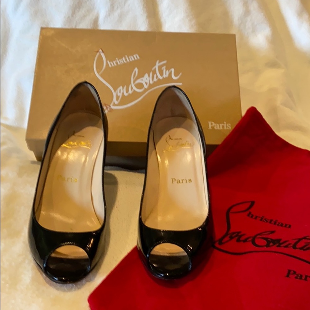 Christian Louboutin wedge pump